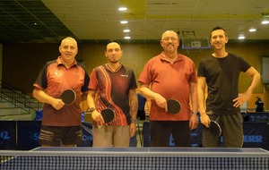 Les 4 joueurs de Janzé 5 pour la journée de reprise !